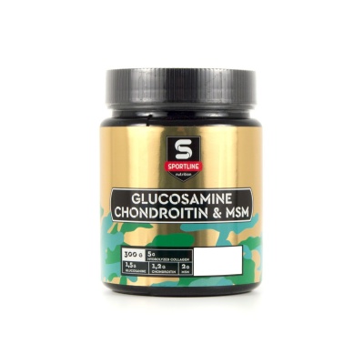 Детальное фото SportLine Glucosamine Chondroitin & MSM (300 гр) Арбуз