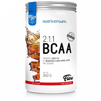 Анонс фото nutriversum purepro bcaa 2:1:1 flow (360 гр) кола