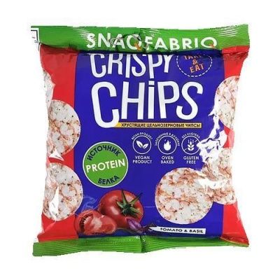 Детальное фото Snaq Fabriq Crispy Chips (50 гр) Томат и базилик