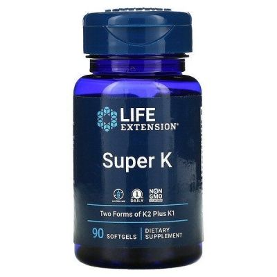 Детальное фото Life Extension Super K  (90 гел. капс)