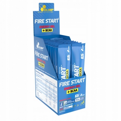 Детальное фото Olimp Fire Start Energy Gel+BCAA (36 гр) Апельсин