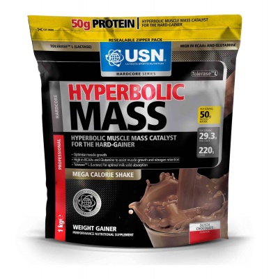 Детальное фото USN Hyperbolic Mass (1 кг) Шоколад