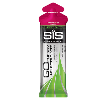 Анонс фото sis go energy + electrolyte gel (60 мл) малина