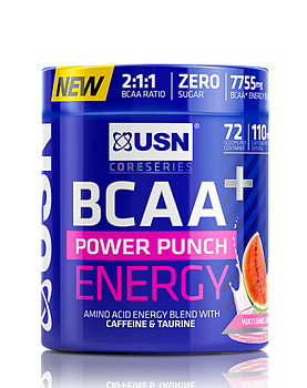 Анонс фото usn bcaa+ power punch energy (400 гр) арбуз