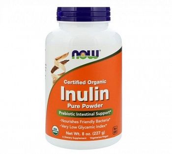 Анонс фото now inulin prebiotic pure powder (227 гр)