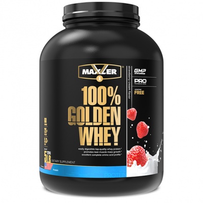 Детальное фото Maxler Golden Whey (2,27 кг) Клубника