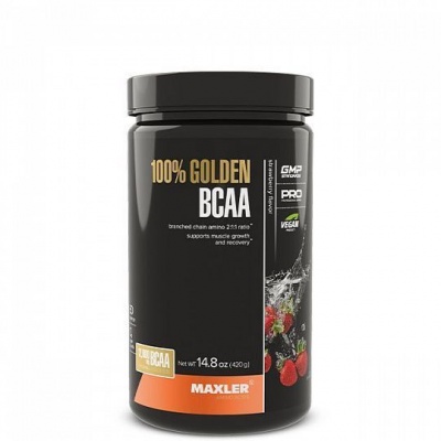 Детальное фото Maxler 100% Golden BCAA (420 гр) Клубника