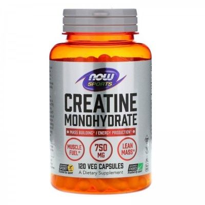 Детальное фото NOW Creatine Monohydrate 750 mg (120 вег. капс)