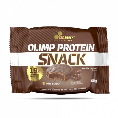 Детальное фото Olimp Protein Snack (60 гр) Двойной шоколад