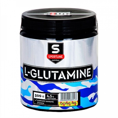 Детальное фото SportLine L-Glutamine (500 гр) Цитрус микс