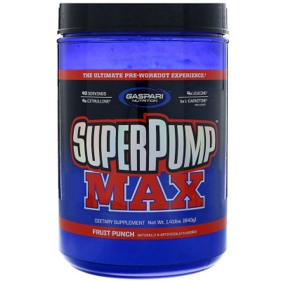 Детальное фото Gaspari Nutrition SuperPump Max (640 гр) Фруктовый пунш
