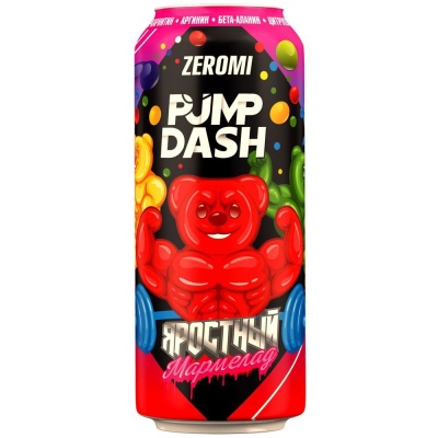 Детальное фото Zeromi Pre-Workout Pump Dash (500 мл) Мармелад