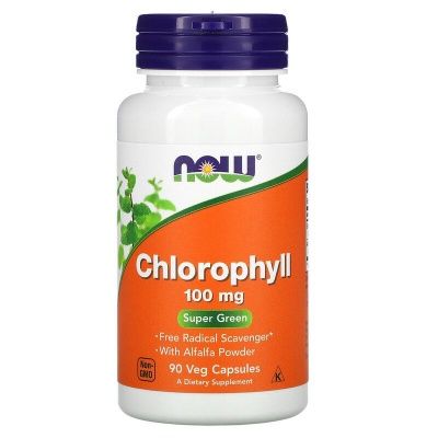 Детальное фото NOW Chlorophyll 100 mg (90 вег. капс)