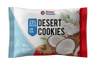 Детальное фото Fitness Formula Fitness Cookies (40 гр) Кокосовый крем