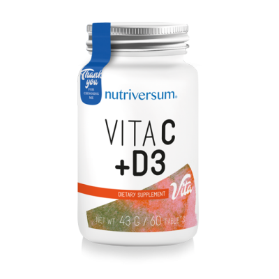 Детальное фото Nutriversum Vita Vitamin C 500 + D3  (60 табл) 