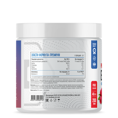 Детальное фото Fitness Formula Elasti Formula (200 гр) Малина