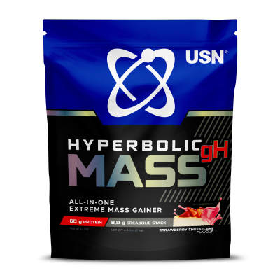Детальное фото USN Hyperbolic Mass (1 кг) Клубника