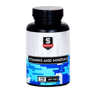 Детальное фото SportLine Vitamins and Minerals (125 капс)