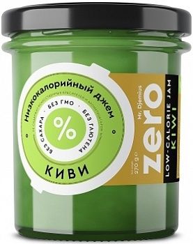 Анонс фото mr.djemiuszero низкокалорийный джем (270 гр) киви