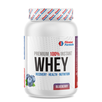 Детальное фото Fitness Formula Whey Protein Premium (900 гр) банка Черника