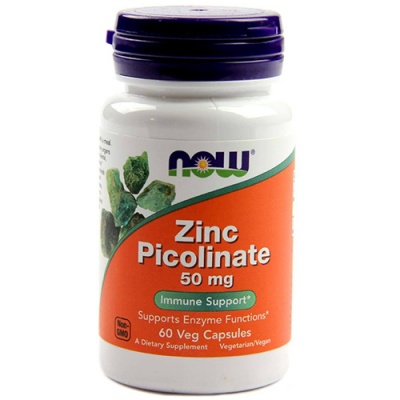 Детальное фото NOW Zinc Picolinate 50 mg (60 капс)