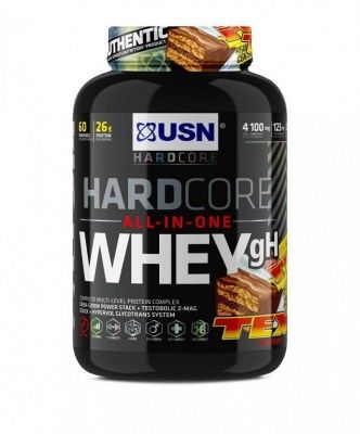 Детальное фото USN Hardcore Whey gH (908 гр) Шоколад