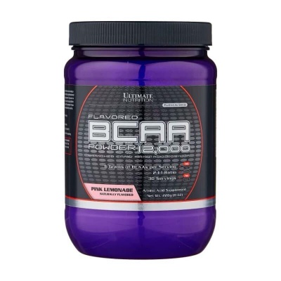 Детальное фото Ultimate Nutrition BCAA 12000 Powder (228 гр) Розовый Лимонад