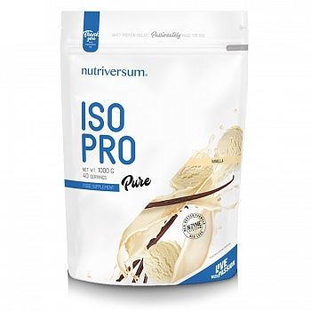 Анонс фото nutriversum pure iso pro (1000 гр) ваниль