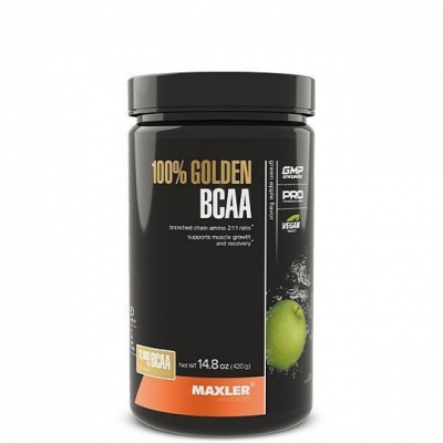 Детальное фото Maxler 100% Golden BCAA (420 гр) Зеленое яблоко