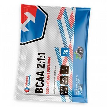 Анонс фото fitness formula bcaa (5 гр) (саше) черная смородина