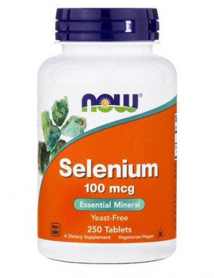 Детальное фото NOW Selenium 100 mcg (250 табл)