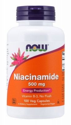 Детальное фото NOW Niacinamide 500 mg (100 вег. капс)