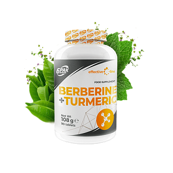 Анонс фото 6pak berberine + turmeric (90 табл)