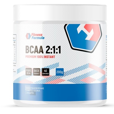Детальное фото Fitness Formula BCAA 2:1:1 (200 гр) без вкуса