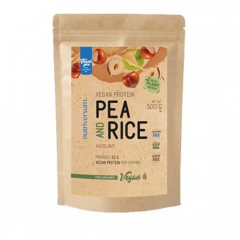 Анонс фото nutriversum pea & rice vegan protein (500 гр) ваниль