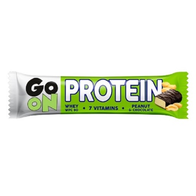 Детальное фото GO ON Protein bar 20% (50 гр) peanut