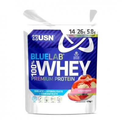 Детальное фото USN BlueLab 100% Whey Premium Protein (476 гр) Карамель - Шоколад