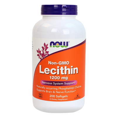 Детальное фото NOW Lecithin 1200 mg (200 гел капс)