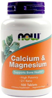 Детальное фото NOW Calcium & Magnesium (100 табл)