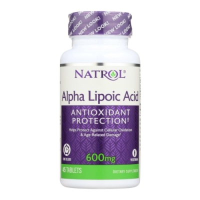 Детальное фото Natrol Alpha Lipoic Acid 600 mg (45 табл)