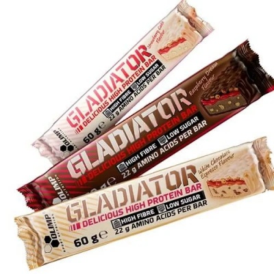 Детальное фото Olimp Gladiator Bar (60 гр) Клубничный торт