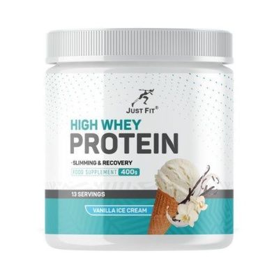 Детальное фото Just Fit High Whey Protein 76% (400 гр) pr66 Мороженое