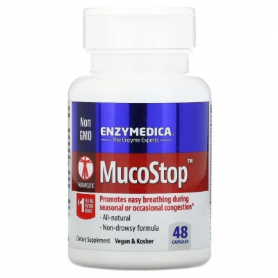 Детальное фото Enzymedica MucoStop (48 капс)