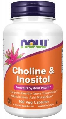 Детальное фото NOW Choline & Inositol 500 mg (100 капс)