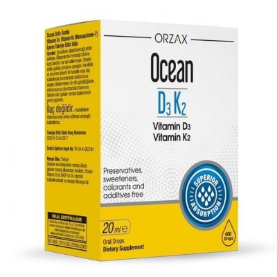 Детальное фото Orzax Ocean D3 K2 Vitamin Drop (20 мл)