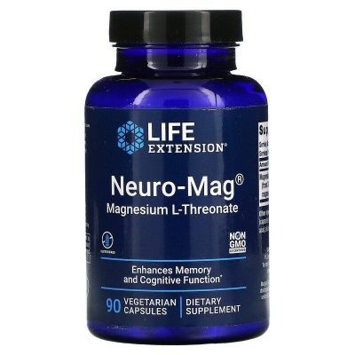 Детальное фото Life Extension Neuro-Mag® Magnesium L-Threonate (90 вег. капс)