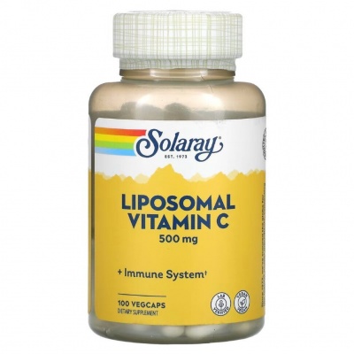 Детальное фото Solaray Liposomal Vitamin C 500 mg (100 вег. капс)