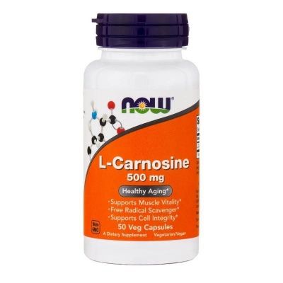 Детальное фото NOW L-Carnosine 500 mg (50 вег. капс)