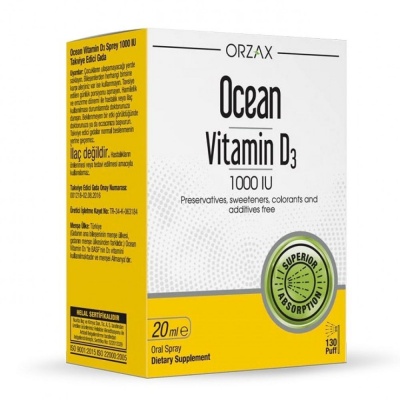Детальное фото Orzax Ocean Vitamin D3 1000 IU Spray (20 мл)