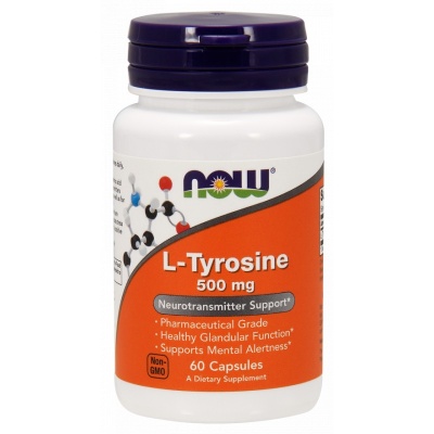 Детальное фото NOW L-Tyrosine 500 mg (60 капс)